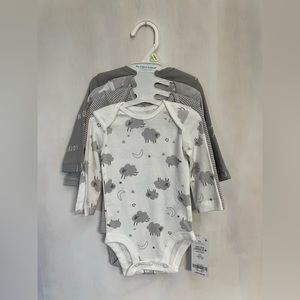 Carters 4pack long sleeve onesies